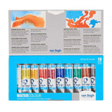 Bruynzeel van Gogh Aquarellfarben-Set mit 10 Farben in 10-ml-Tuben