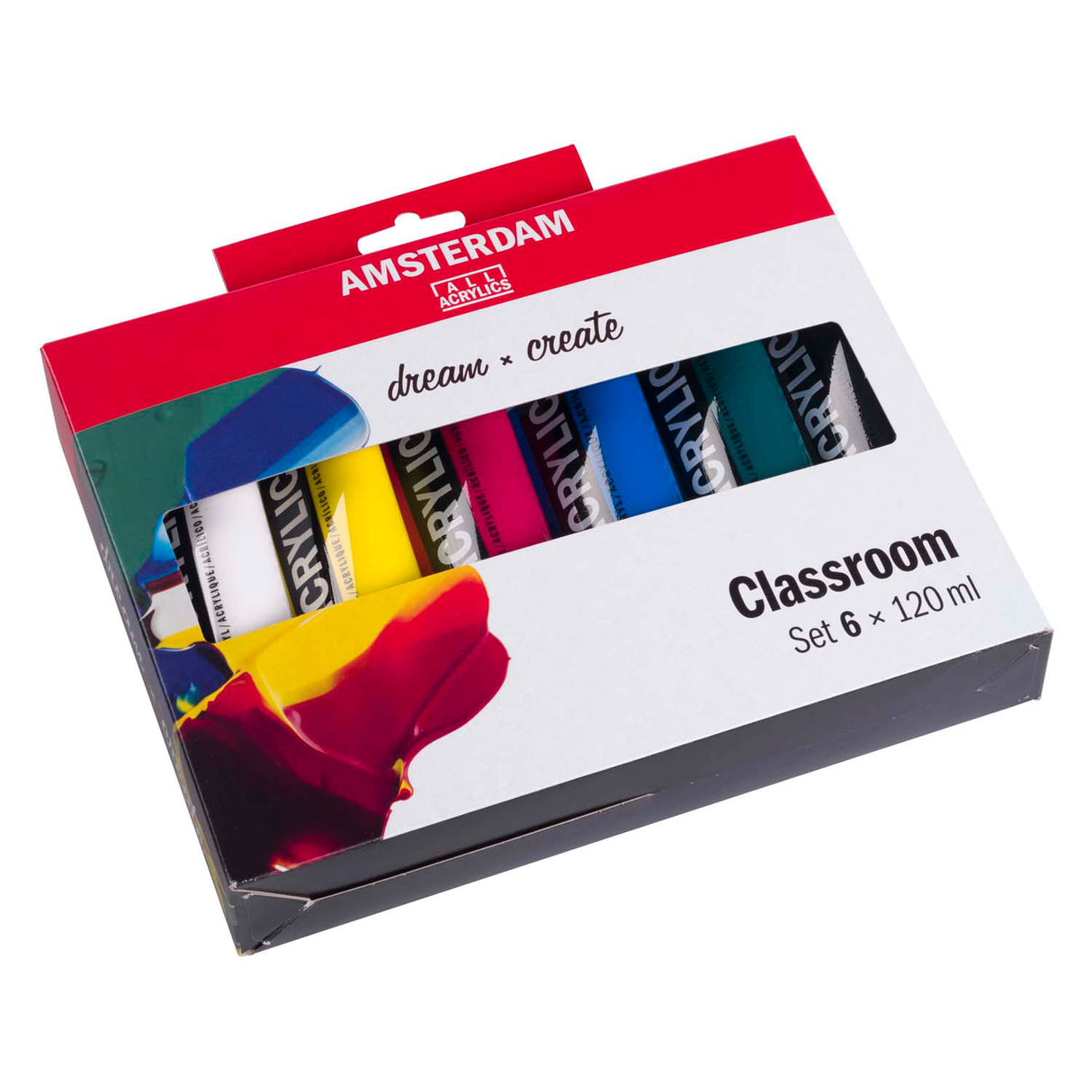 Lernset für Acrylfarben der Amsterdamer Standardserie | 6 x 120 ml