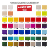 Bruynzeel Amsterdam Standard-Serie, allgemeines Auswahlset für Acrylfarben, 20 ml, 48 Stück.