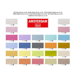 Bruynzeel Amsterdam Standard-Serie Acrylfarbe, weiche Farben, Set 20 ml, 24-tlg.