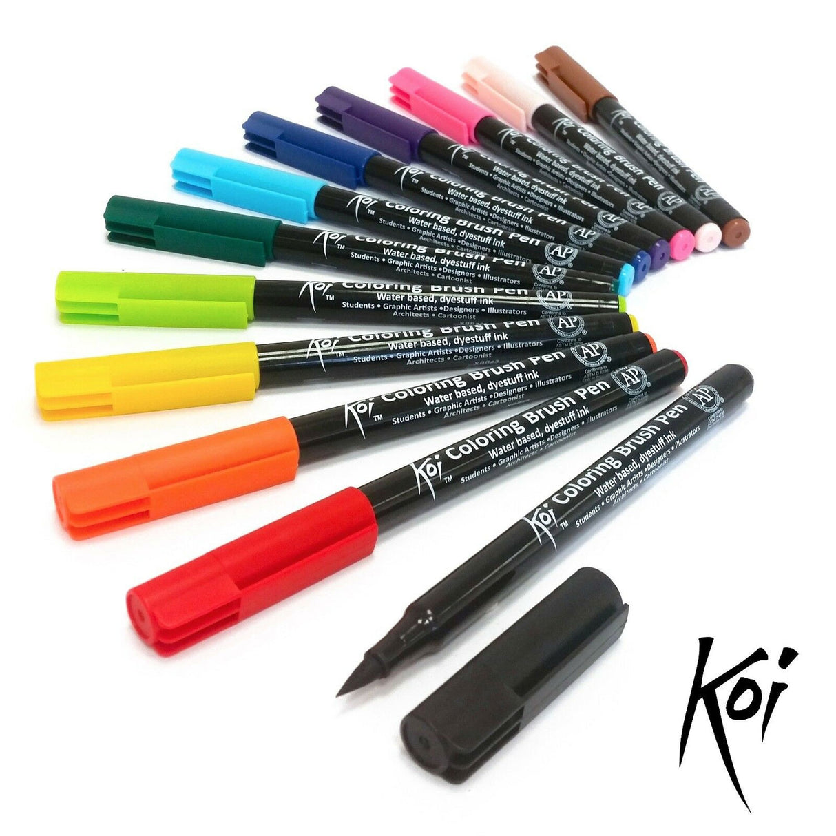 Sakura Koi Color Brush Markers Set, 12dlg.