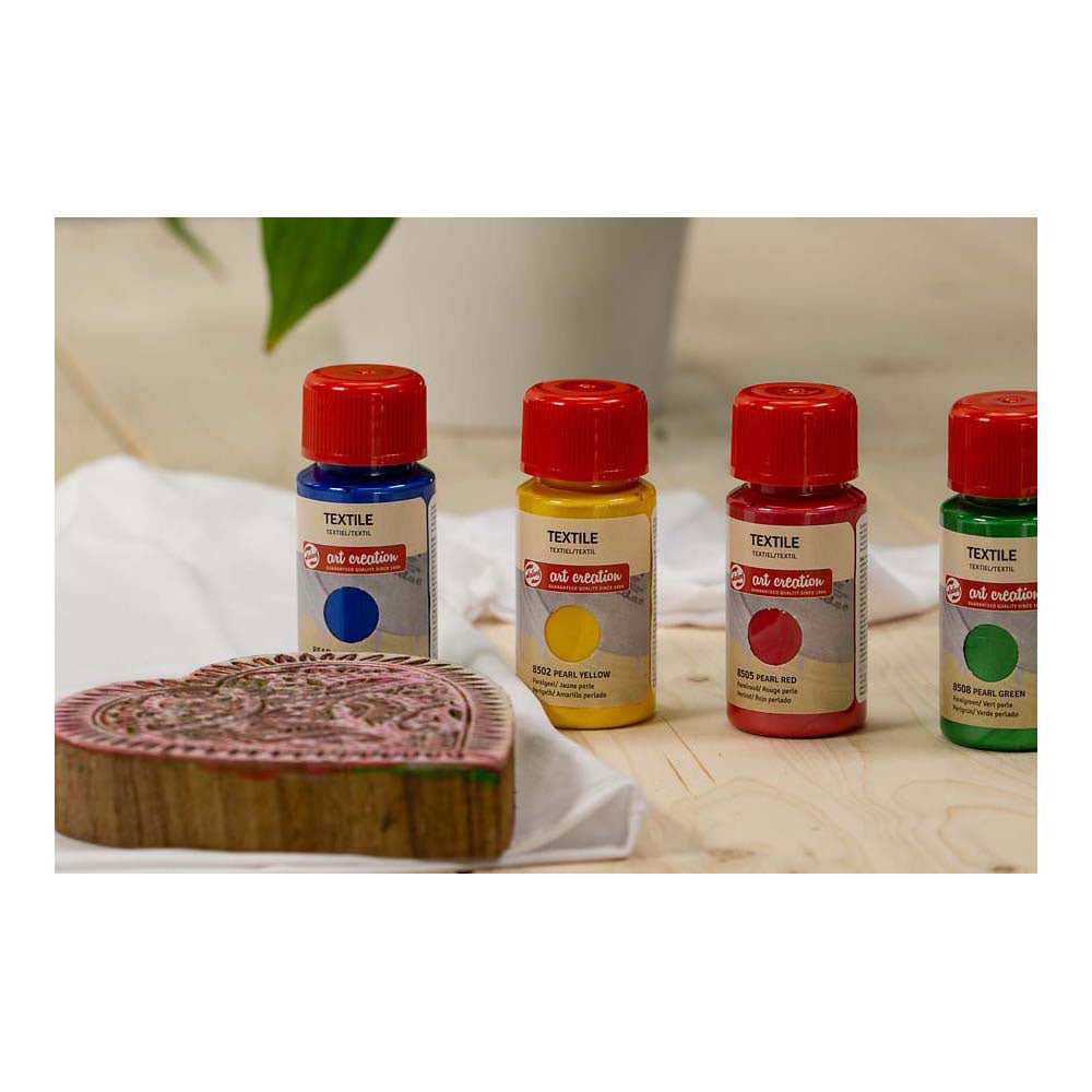 Talens Art Creation Textilfarbe Perlmutt, 4 x 50 ml