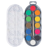 Bruynzeel-Aquarell mit Pinsel 12 Farben
