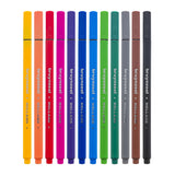 Bruynzeel Fineliner-Set 12 Farben | Set mit 12 Stück