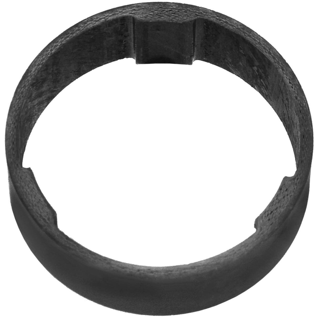 Trivio - Distanzstück 10mm 1-1 8 Carbon ud matt - 5 Stück