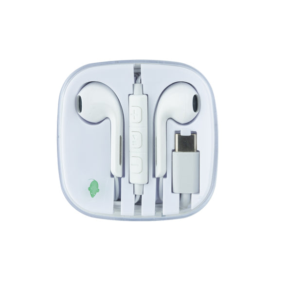 Greenmouse green mouse oordopjes usb-c wit (5 stuks)