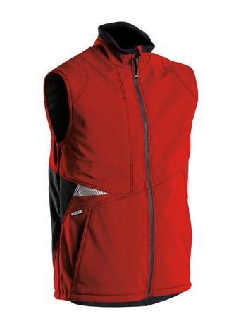 Dassy Bodywarmer Fusion rot schwarz xxl