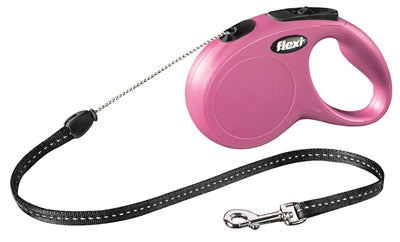 Flexi Retractable Line Classic Cord Pink