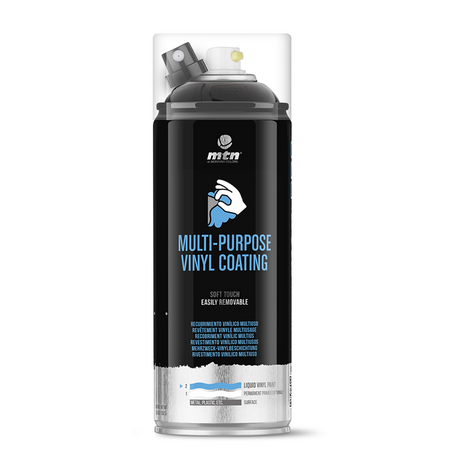 Mtn 1070497 - pro vinyl coating: metallic black | 3 stuks