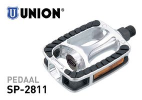 Union Pedals SP-2811 Aluminio Anti-Slip Silver