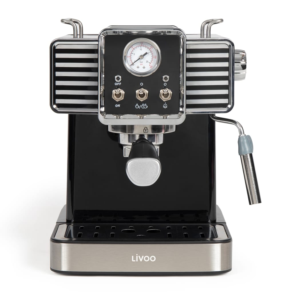 Livoo livoo espresso machine with milk frother 1350 W 1.5 l black