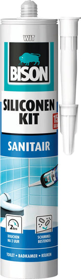 Bison Sanitär-Silikondichtstoff 310 ml weiß