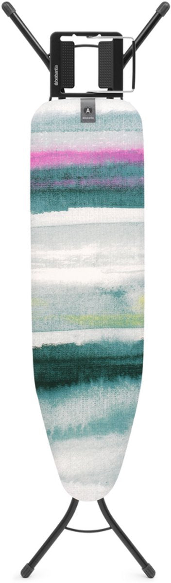 Brabantia Bügelbrett A – für Bügeleisen – 110 x 30 cm – Morgenbrise