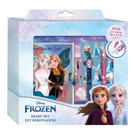 Disney frozen 2 diary with lock, magic pens and stickers