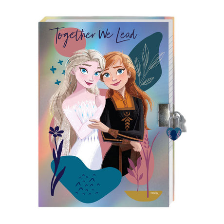 Disney frozen 2 diary with lock, magic pens and stickers