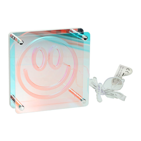 LED-Neonlampe Happy Face 15x15 cm