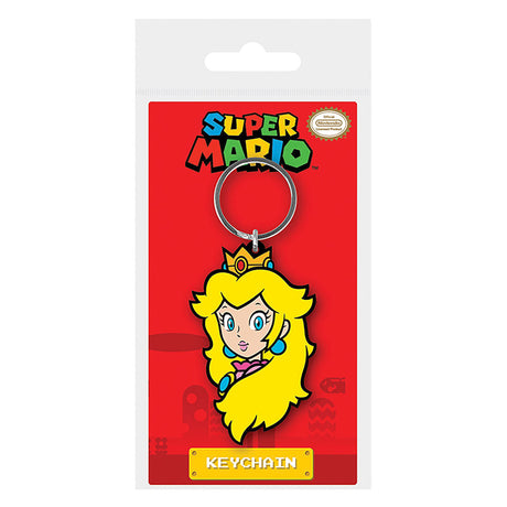 Super Mario Prinzessin Pfirsich-PVC-Schlüsselanhänger