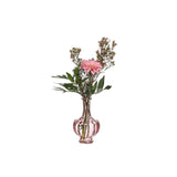 Ideen 4 Jahreszeiten Trevi Vase Glas ø9xh15cm hellrosa