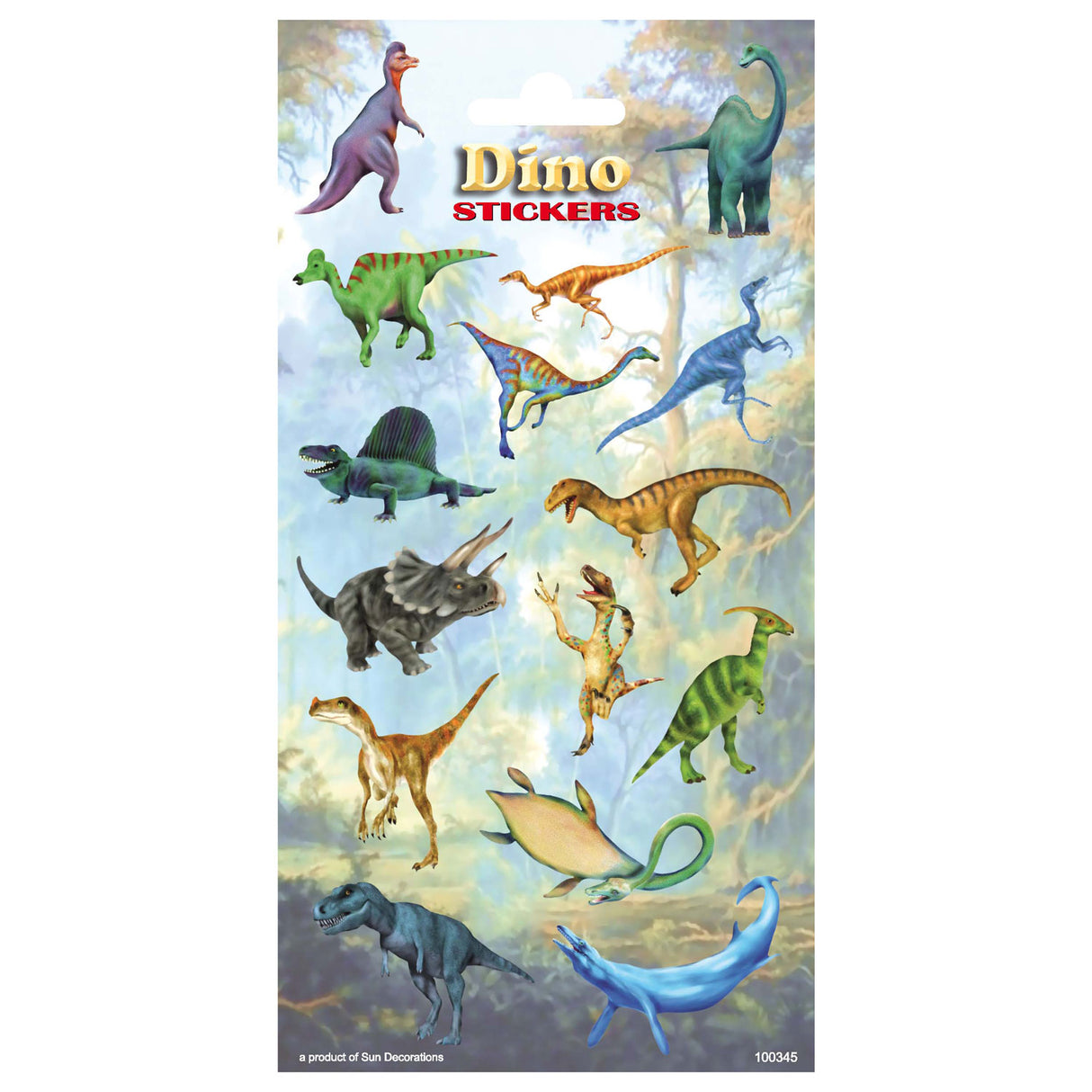 Totum-Aufkleberbogen Dinosaurier