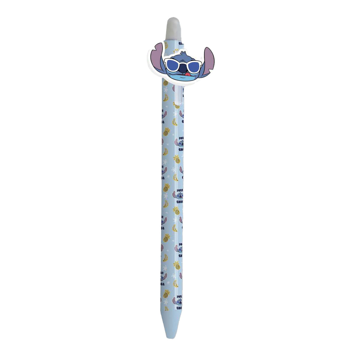 Radierbarer Gelstift mit Steppnaht – blau