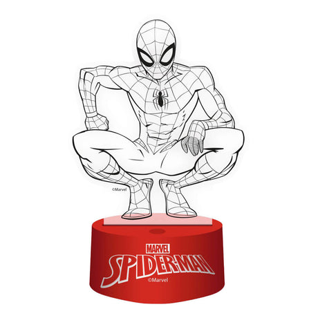3D-Lampe mit Fernbedienung Spiderman
