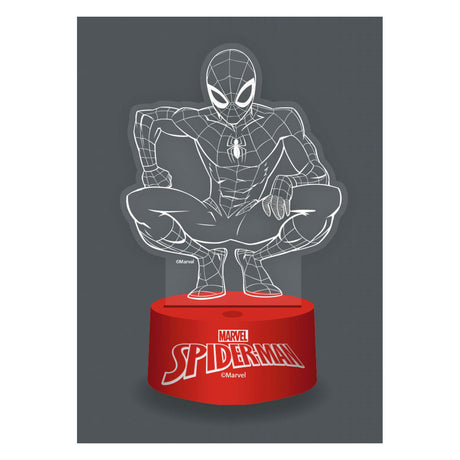 3D-Lampe mit Fernbedienung Spiderman