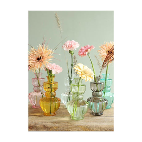 Ideas 4 seasons bellagio vaas glas ø8,5xh15cm licht roze