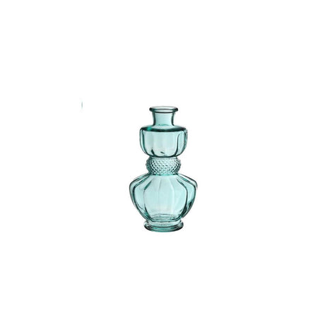 Ideas 4 seasons bellagio vaas glas ø8,5xh15cm licht blauw