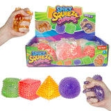 Toi-toys lustiger, strukturierter Quetschball, geometrisch, 5 cm