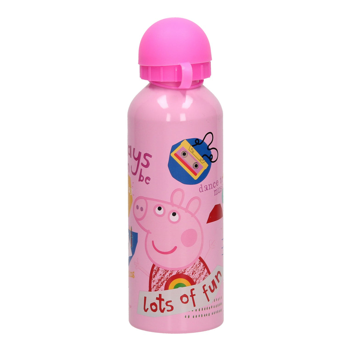 Barn Licensing Aluminium Drinking Bottle Peppa Pig