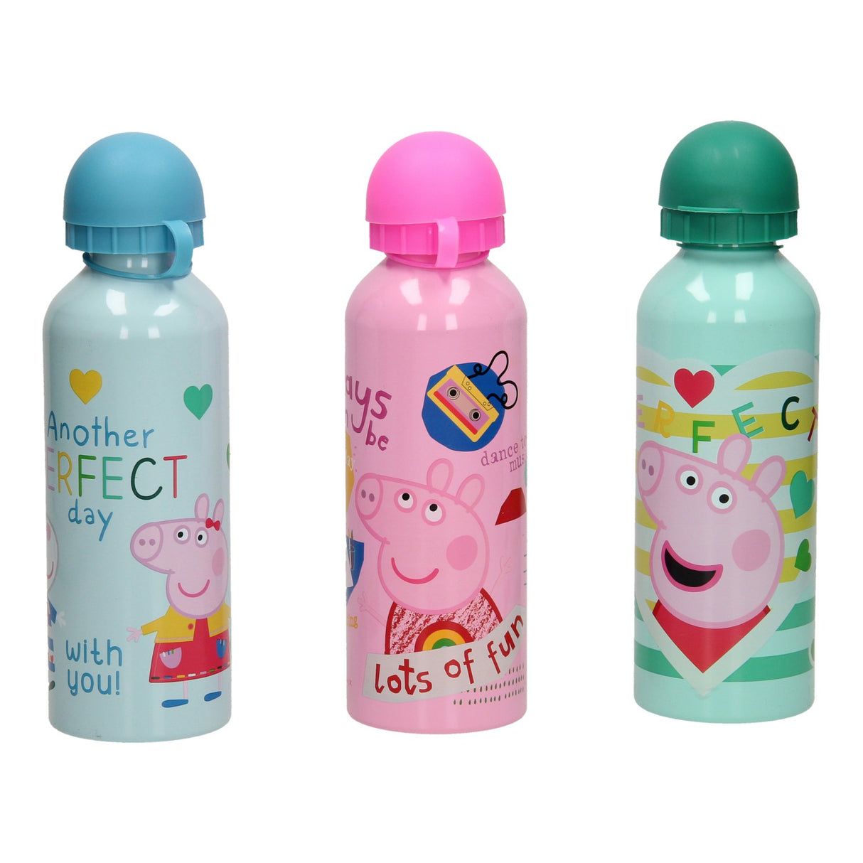 Barn Licensing Aluminium Drinking Bottle Peppa Pig