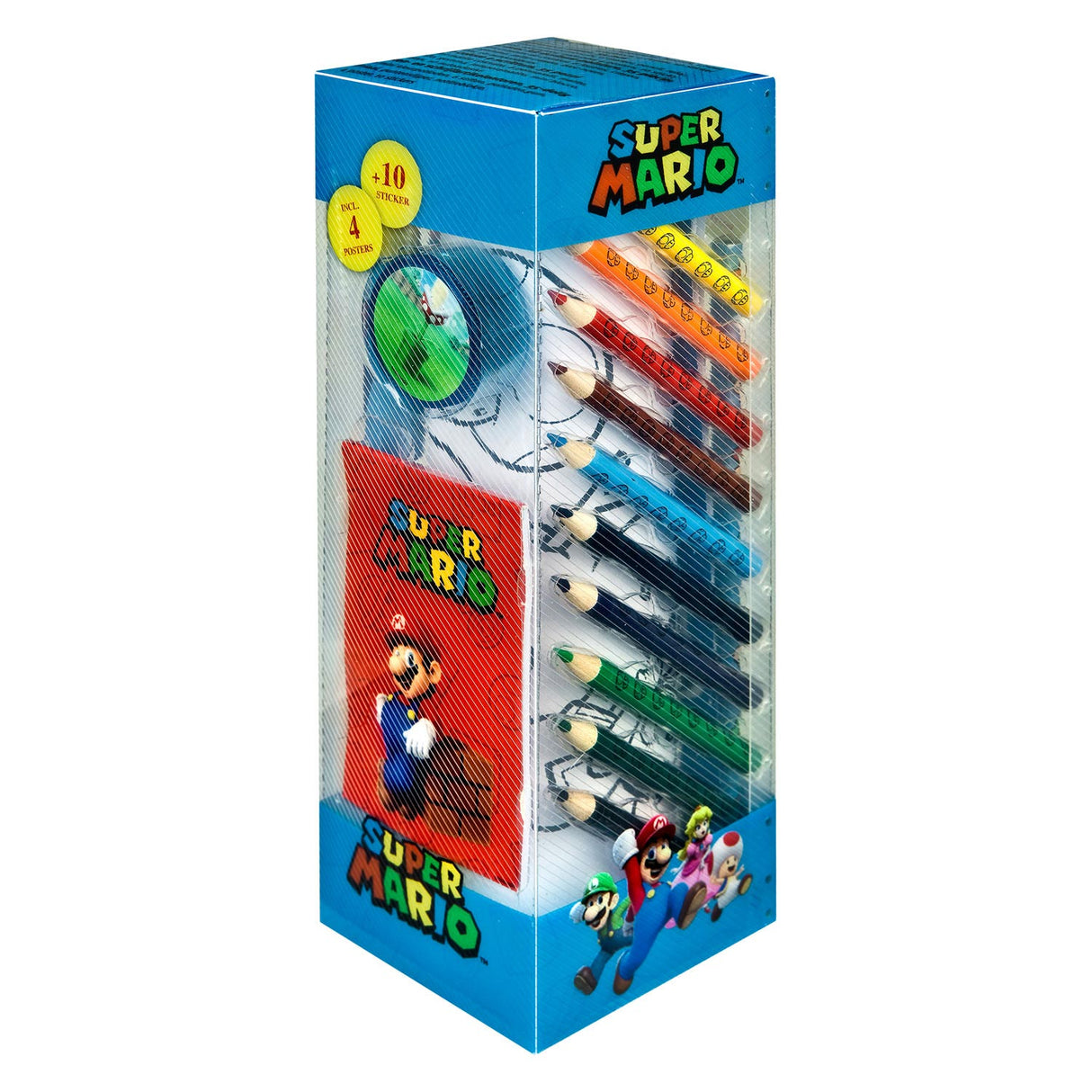Kids Licensing Super Mario Briefpapier-Set Tower, 35-tlg.