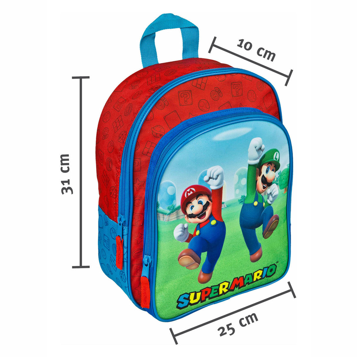 Licencias para niños Licencias de licencias Super Mario mochila