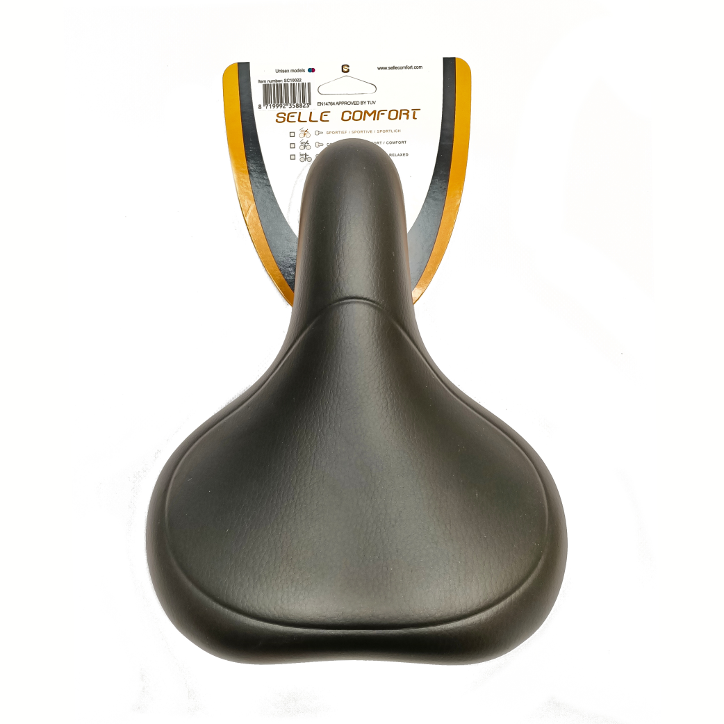 KS Selle Comfort Sattel E-Bike mit schwarzem Griff ohne Schlinge