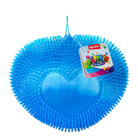 Toi-toys Pufferz Pufferball zweifarbig Herz 19cm 200gr 3 sortiert