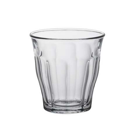 Duralex Picardy kleines Espresso-Wasserglas 9 cl – gehärtetes Glas – 6 Stück