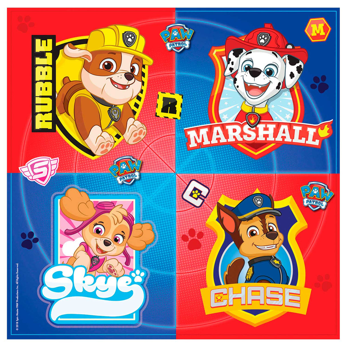 Paw patrol napkins paw patrol, 16st.