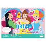 Páginas para colorear de Disney Princess con plantilla y pegatina vel