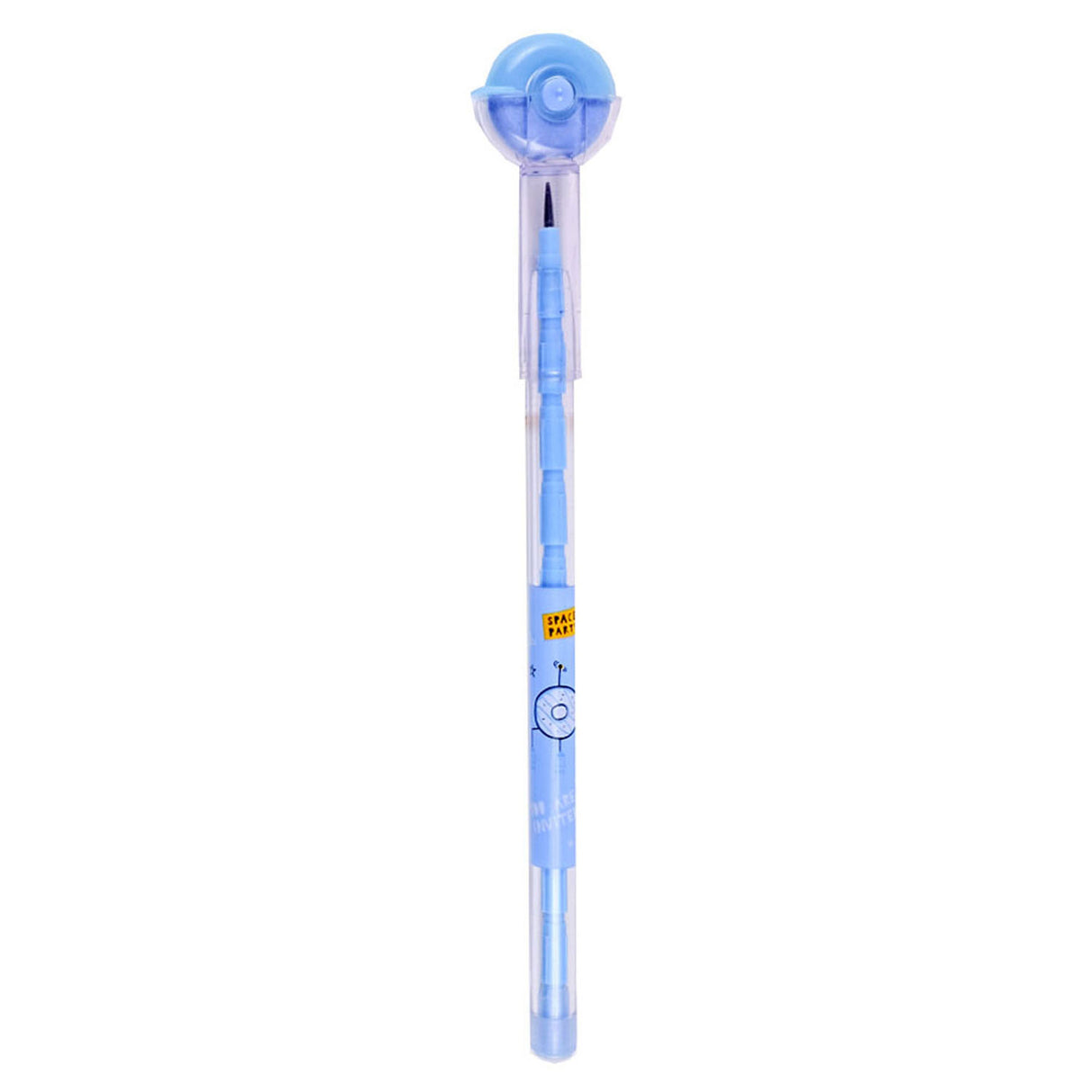 Zeichnen Sie die Kleinen mit einem grauen Bleistift und einem Radiergummi an
