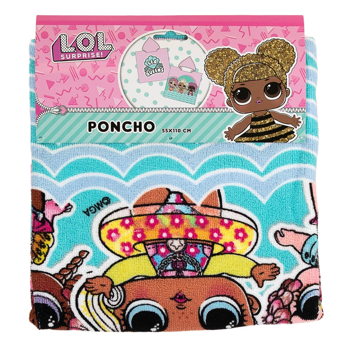 LOL Überraschung Poncho, 55x110 cm