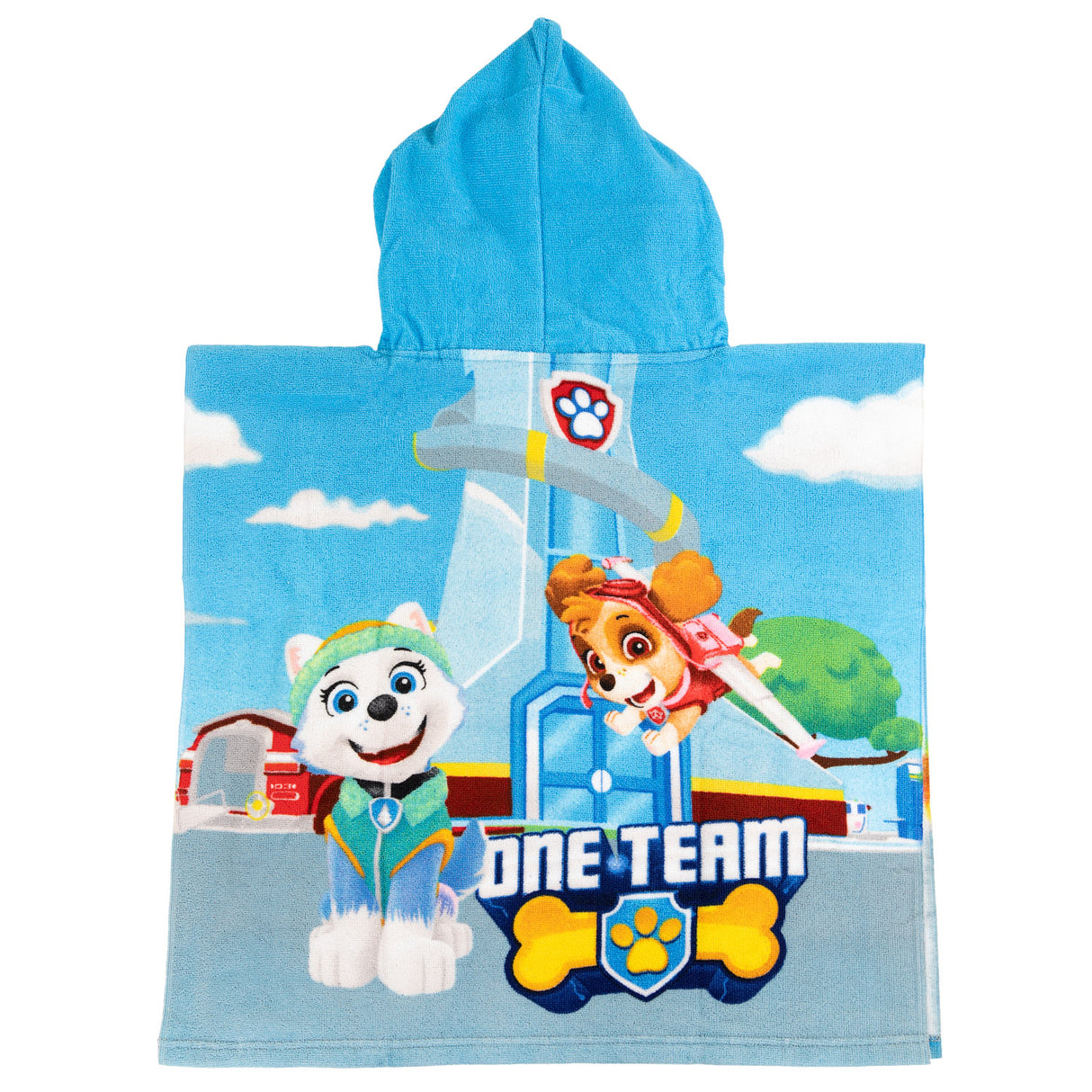 Paw Patrol poncho 100% poliestere 55x110cm