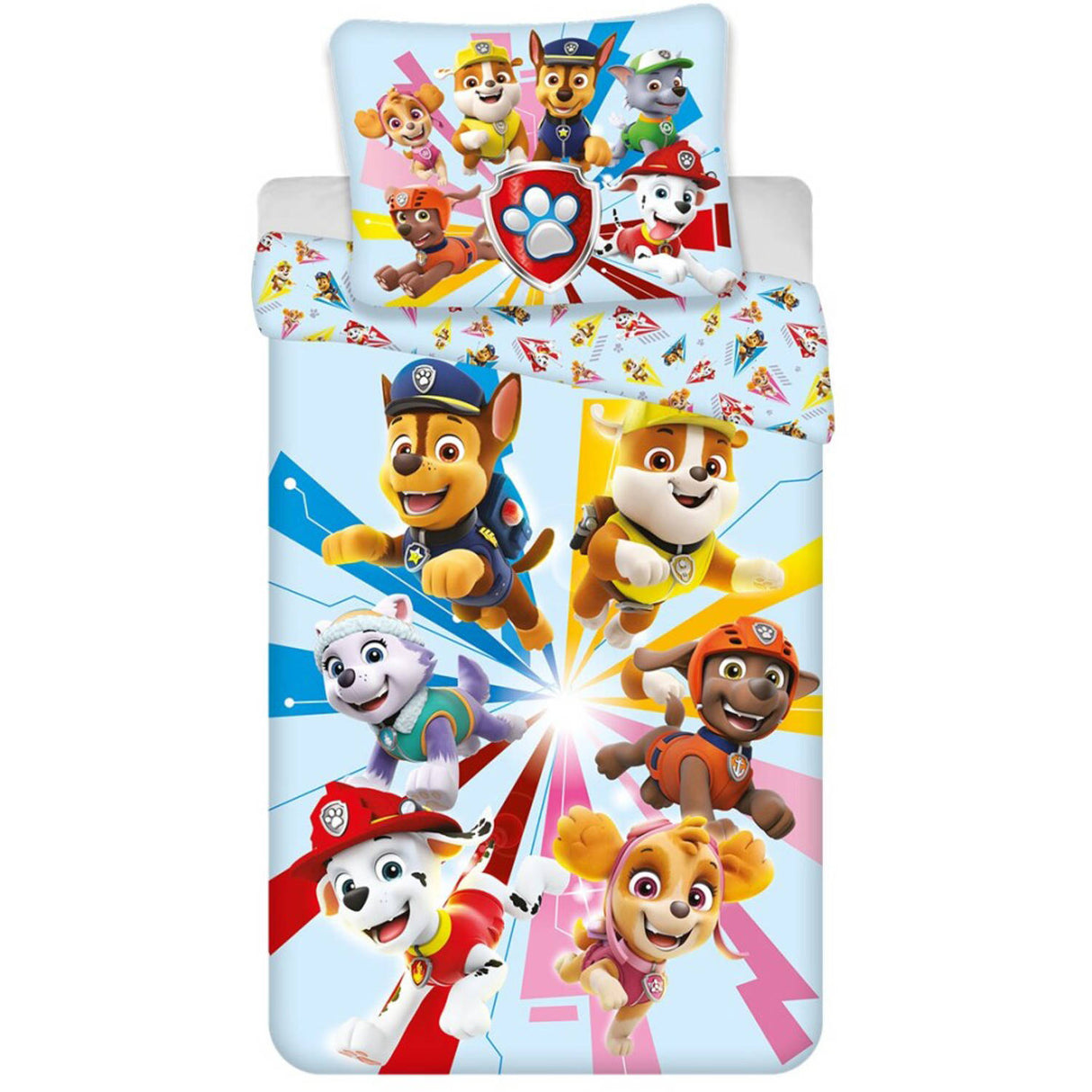 Paw Patrol Dekbedovertrek 140x200cm Microvezel