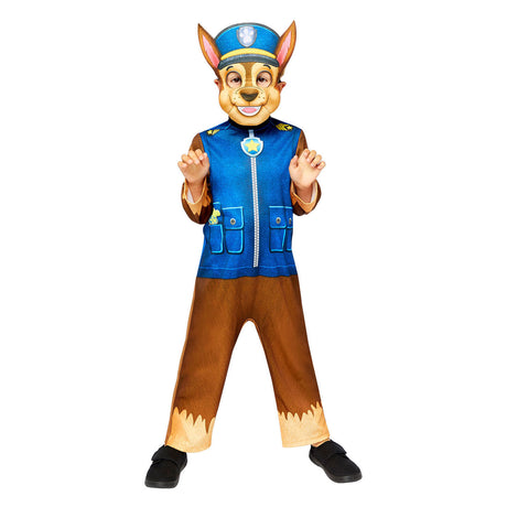 Paw Patrol Kinderkostüm Chase, 4-6 Jahre alt