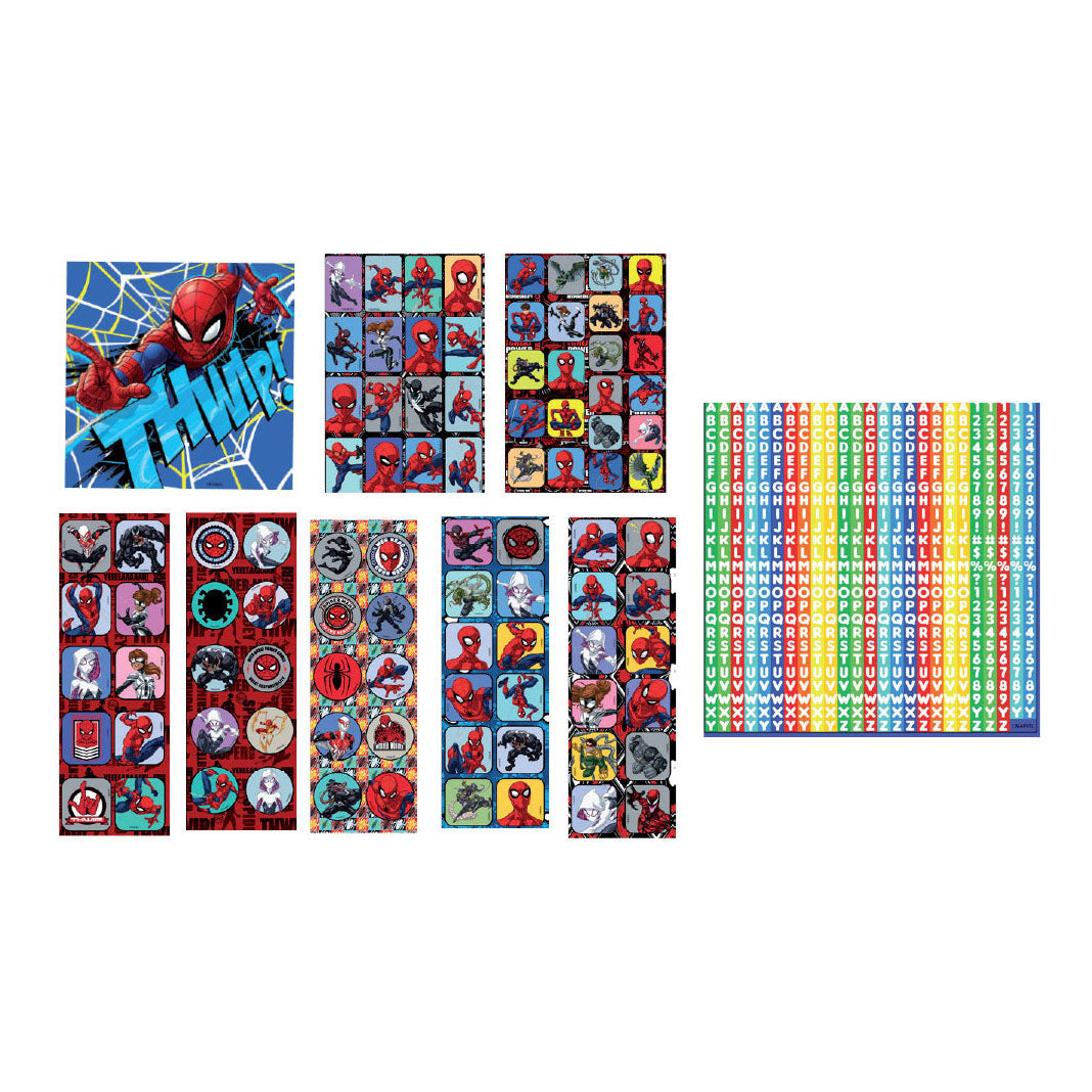 Sticker Set Spiderman, 1000DLG.