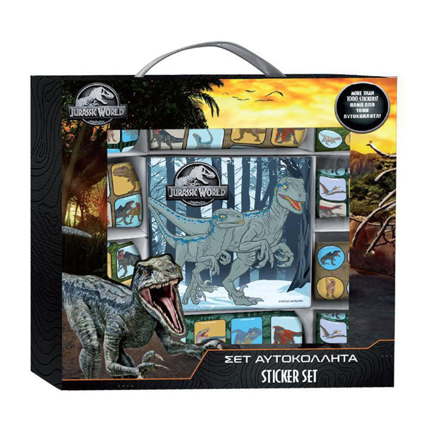 Jurassic World Aufkleber-Set, 1000-tlg.