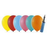 Party balloon pump with 6 balloons