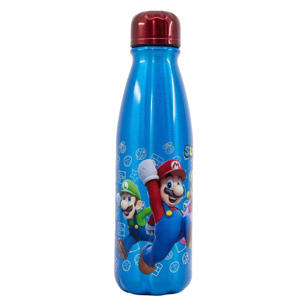 Super Mario -Trinkflasche Aluminium, 600 ml