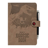 Premium Notebook A5 Jurassic Park con penna