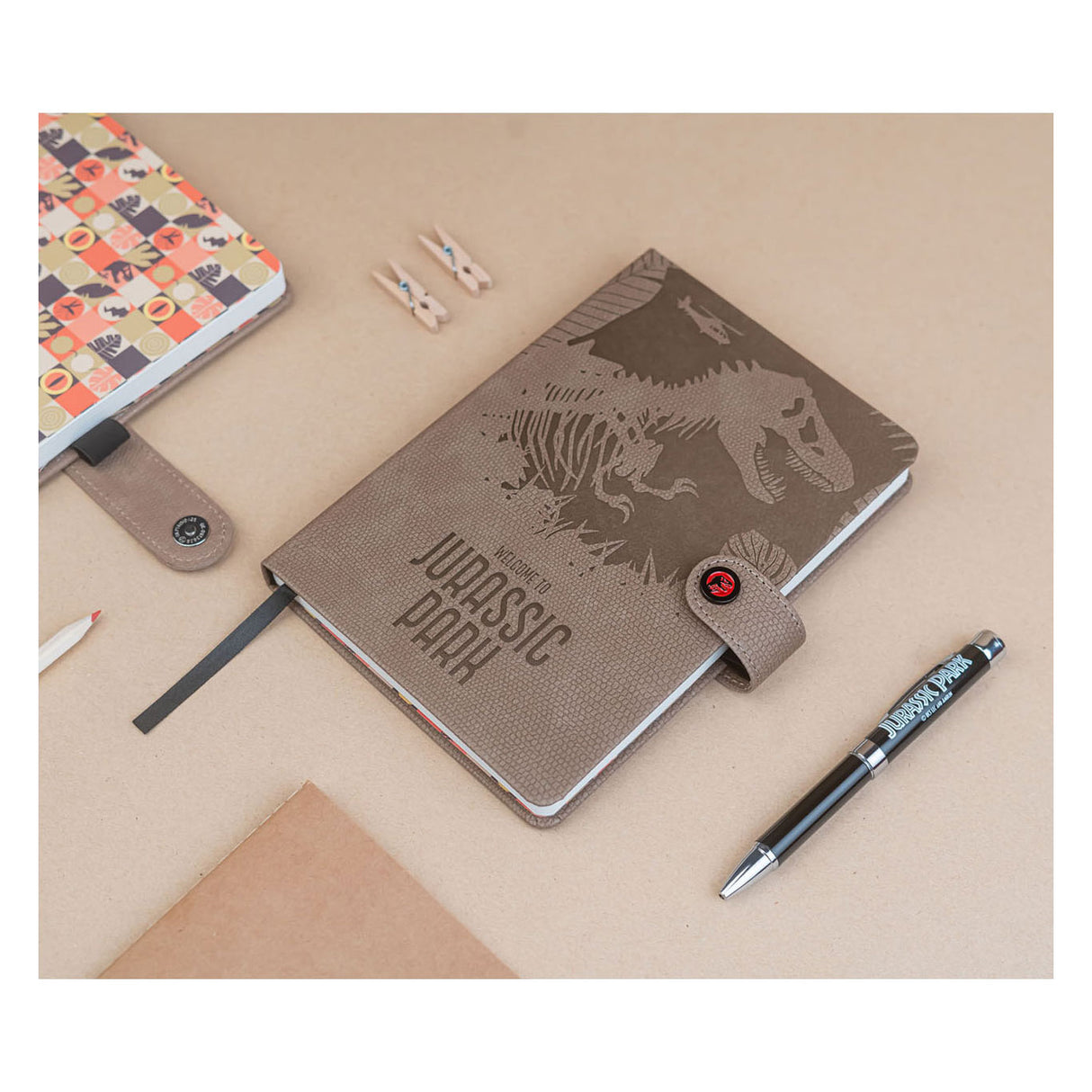 Premium Notebook A5 Jurassic Park con penna