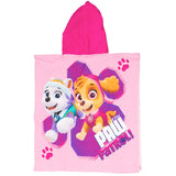 Paw Patrol Handtuchponcho rosa 55x110cm